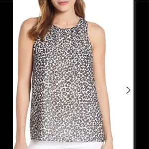 Vince Camuto Leopard Print Blouse